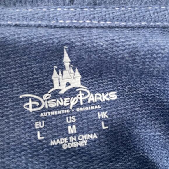 Disney Parks Minnie Mouse Zip-Up Hoodie | Blue | Medium - Picture 2 of 5